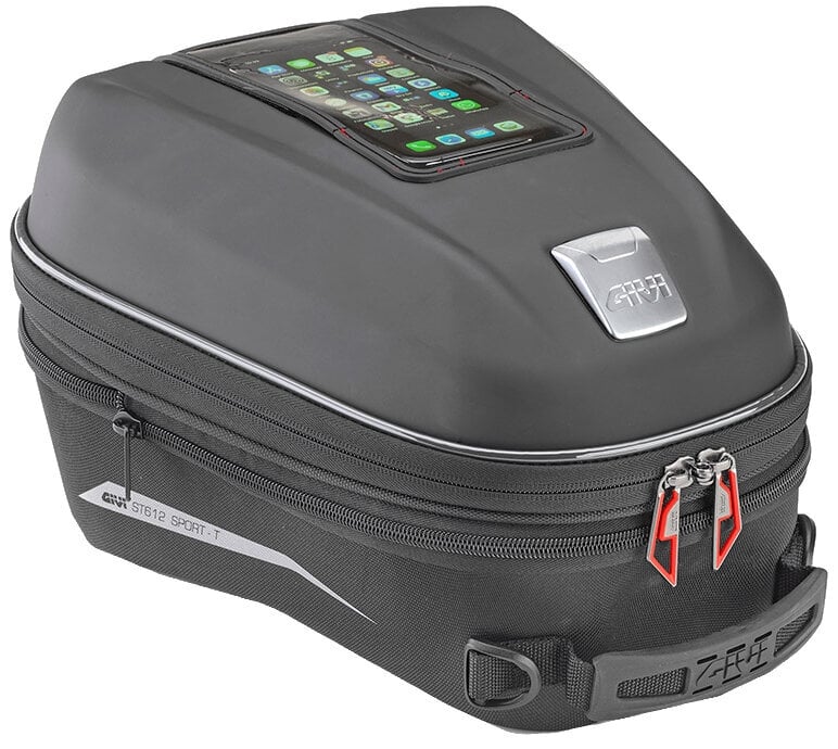 Tanktas/tas voor brandstoftank Givi ST612+ Sport-T Tanklock Tank Bag Expandable 12 - 15 L Tanktas/tas voor brandstoftank