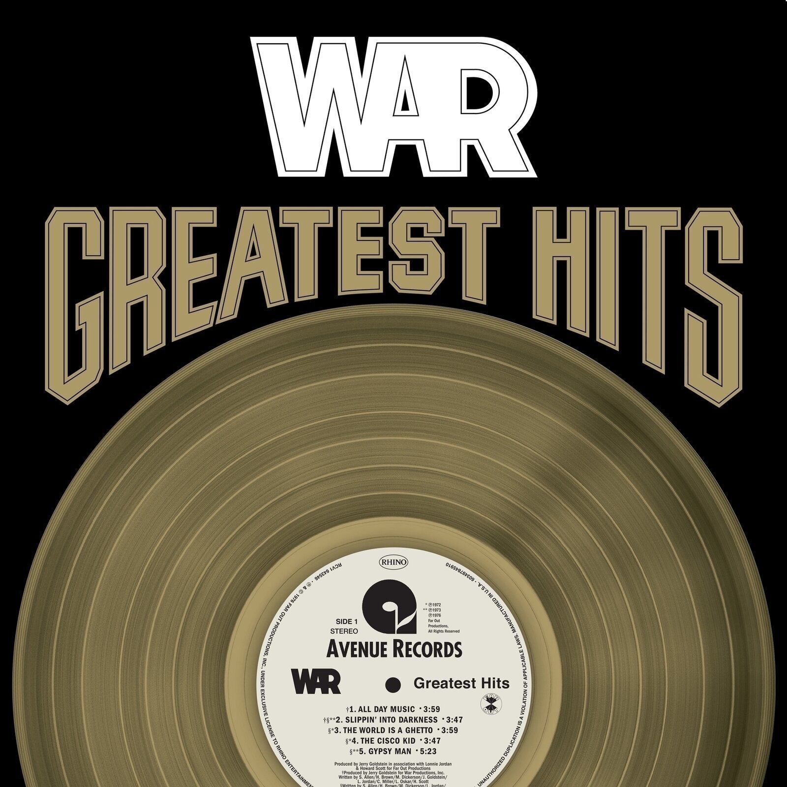 Disque vinyle War - Greatest Hits (Limited Edition) (Sea Blue Coloured) (12" Vinyl)