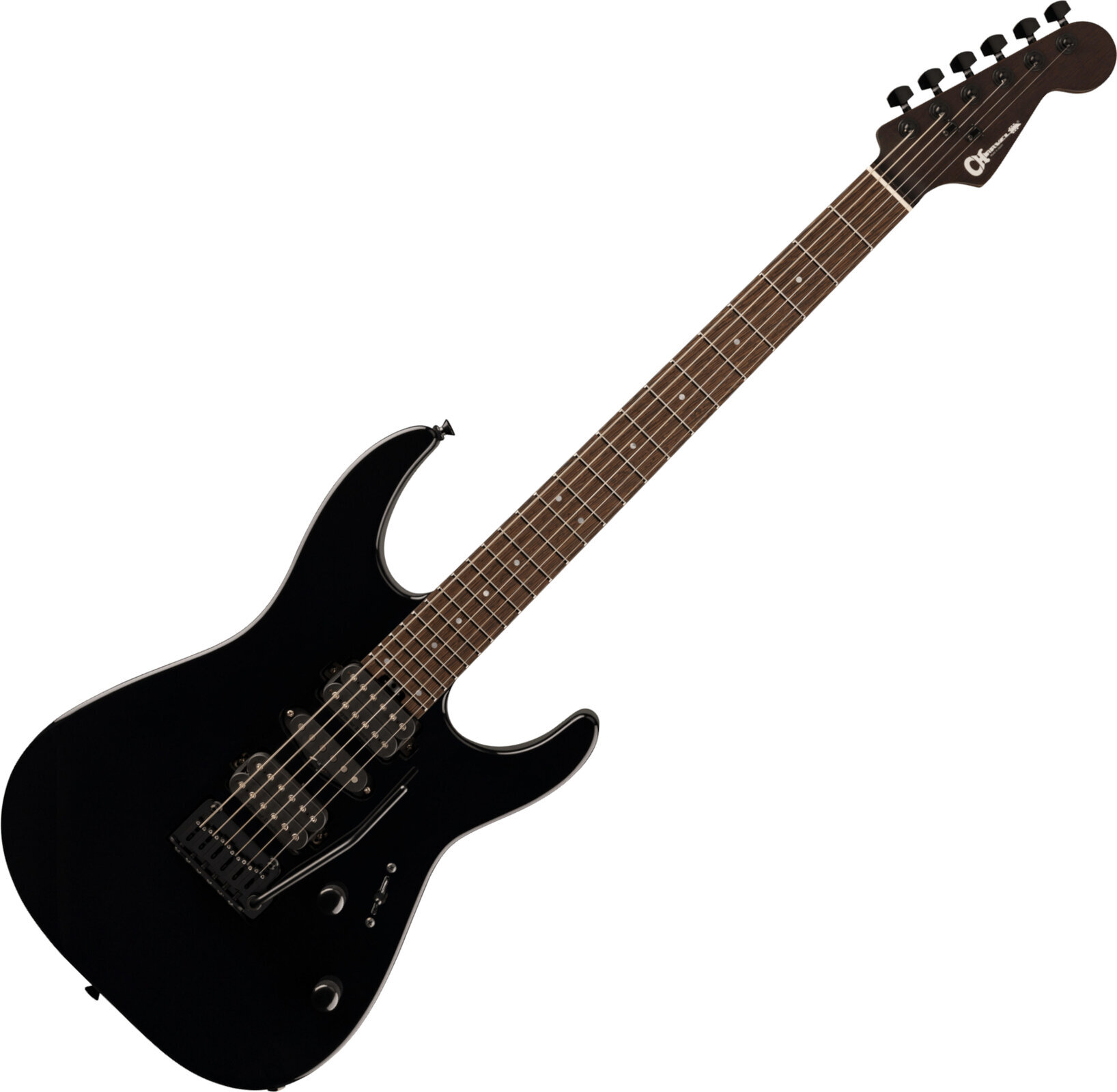 Electric guitar Charvel MJ DK24 HSH 2PT W MAH Black Electric guitar