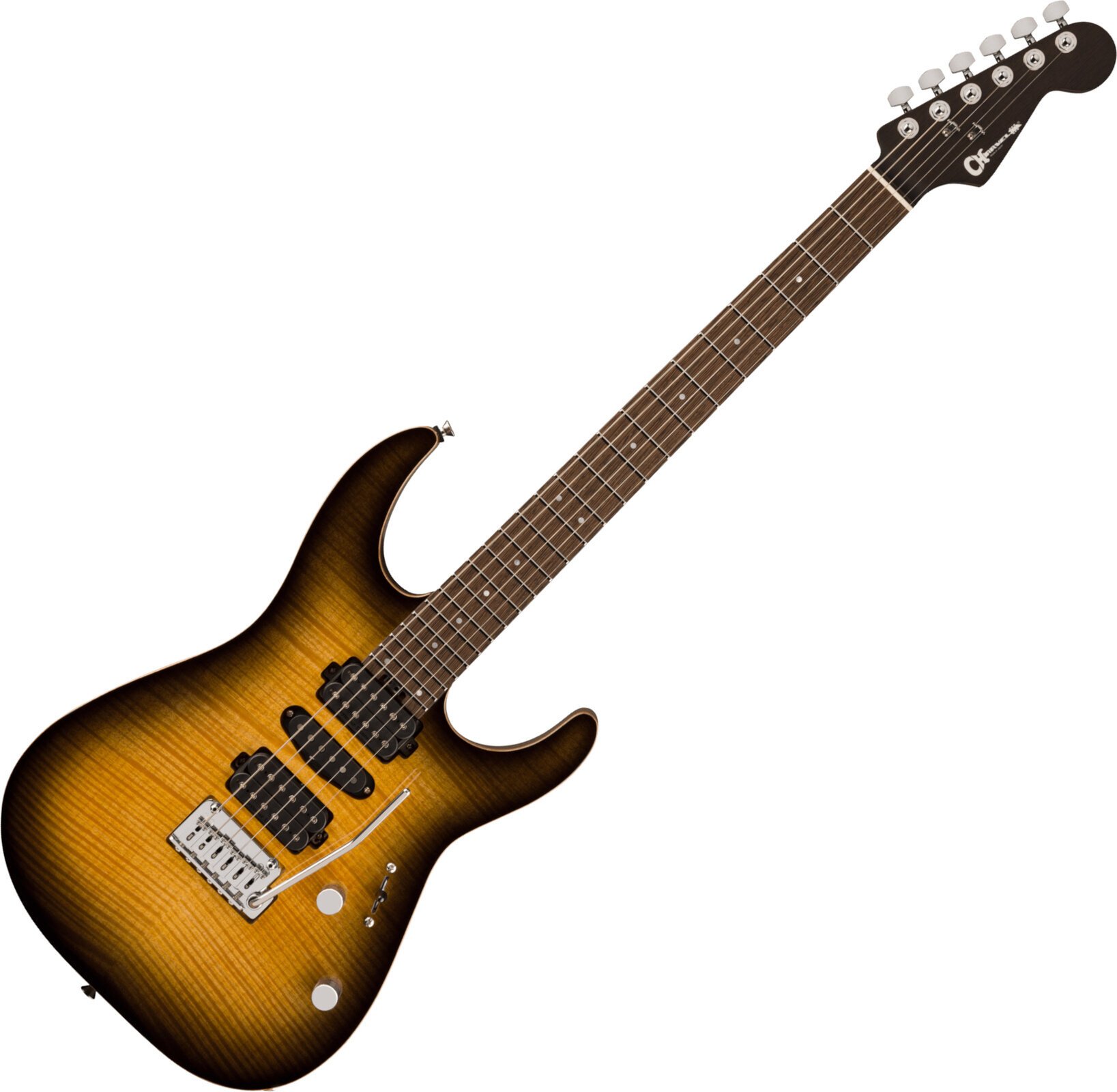 Elektrická gitara Charvel MJ DK24 HSH 2PT W MAH Antique Burst Elektrická gitara