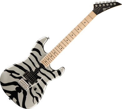 Sähkökitara Charvel Super-Stock SD1 H 2PT M MN Silver Bengal Sähkökitara - 1