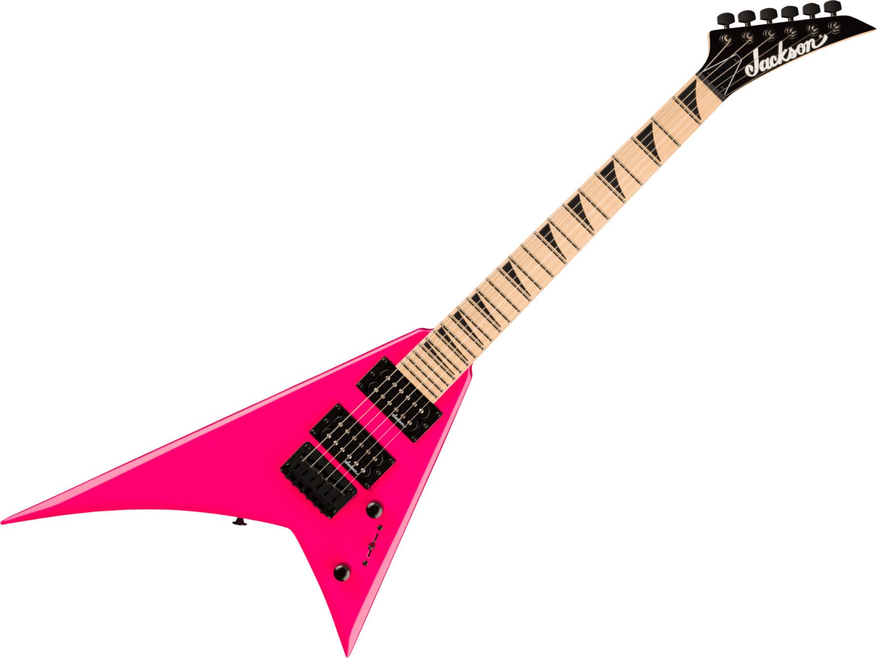 Elektrisk guitar Jackson JS Series Rhoads Minion JS1X MN Neon Pink Elektrisk guitar