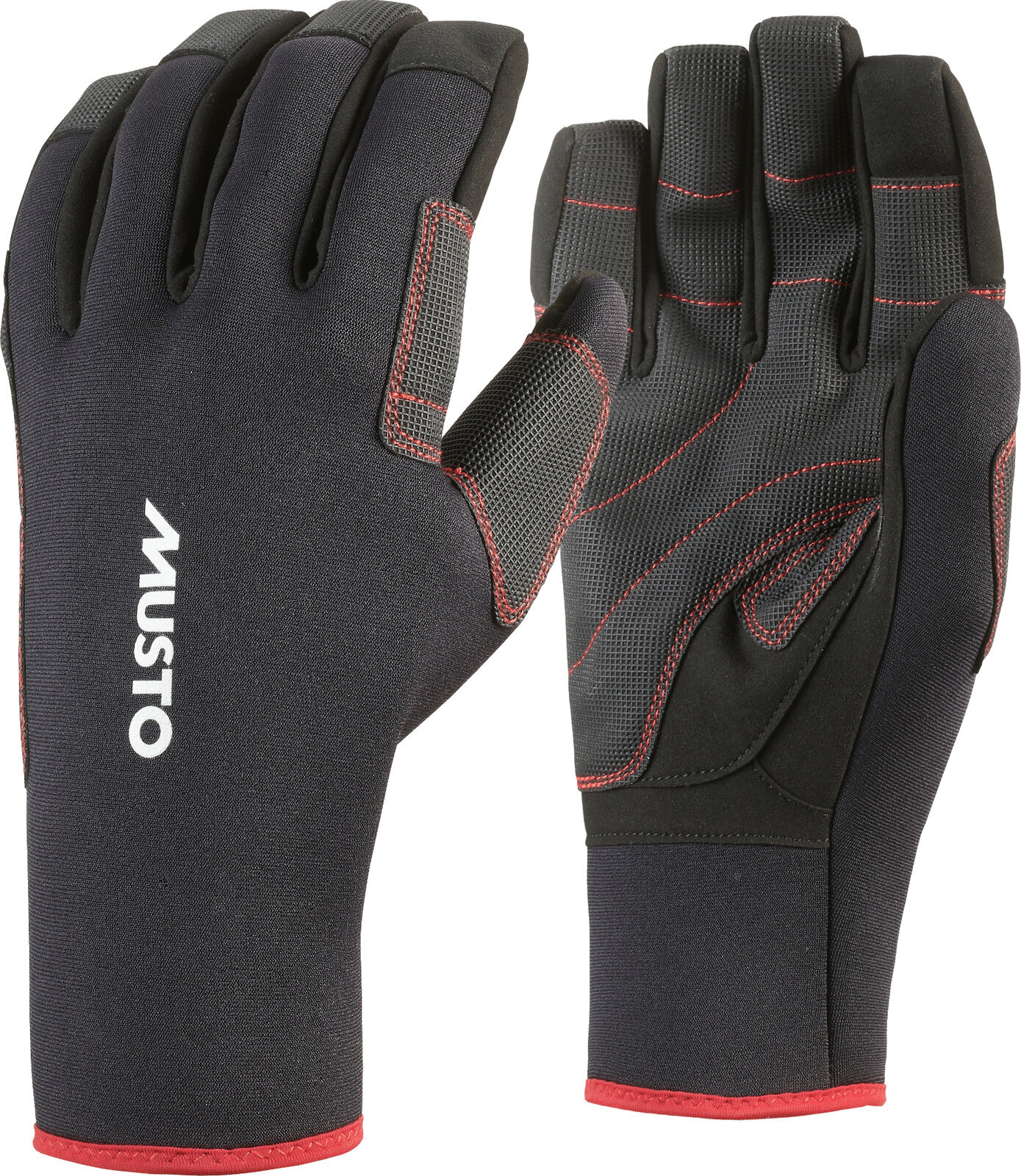 Guantes de barco Musto Performance All Weather Black L Guantes de barco