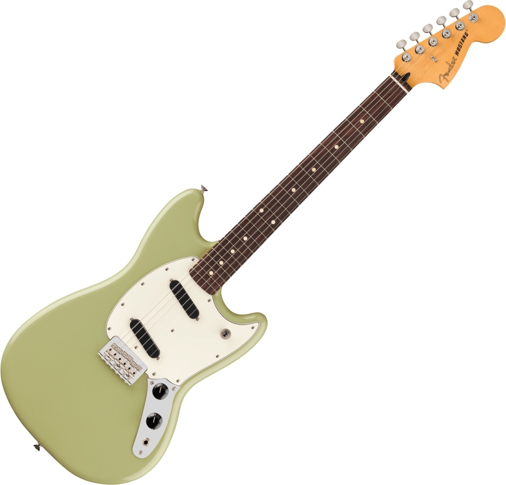 Electric guitar Fender Player II Series Mustang RW Birch Green Electric guitar