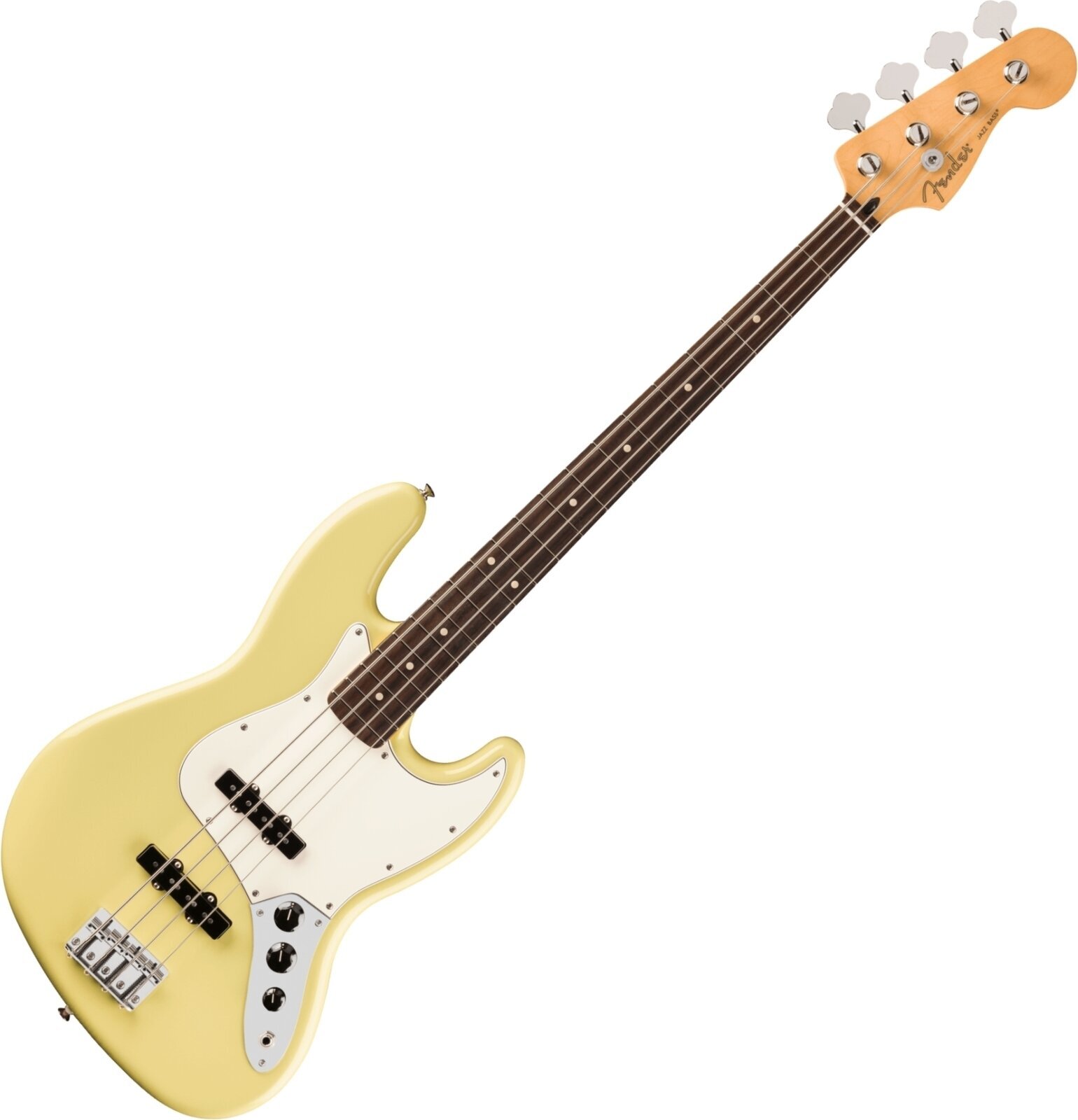 Bas electric Fender Player II Series Jazz Bass RW Hialeah Yellow Bas electric