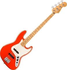 Електрическа бас китара Fender Player II Series Jazz Bass MN Coral Red Електрическа бас китара