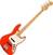 4-strängad basgitarr Fender Player II Series Jazz Bass MN Coral Red 4-strängad basgitarr