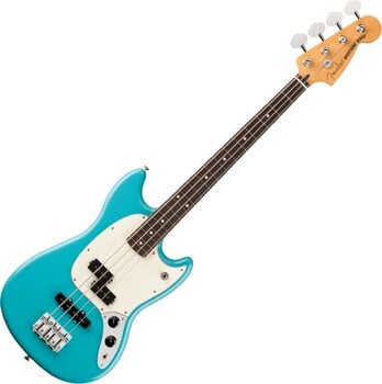 E-Bass Fender Player II Series Mustang Bass RW Aquatone Blue E-Bass - 1