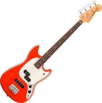 4-string Bassguitar Fender Player II Series Mustang Bass RW Coral Red 4-string Bassguitar - 1