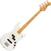 4-string Bassguitar Fender Player II Series Mustang Bass MN Polar White 4-string Bassguitar