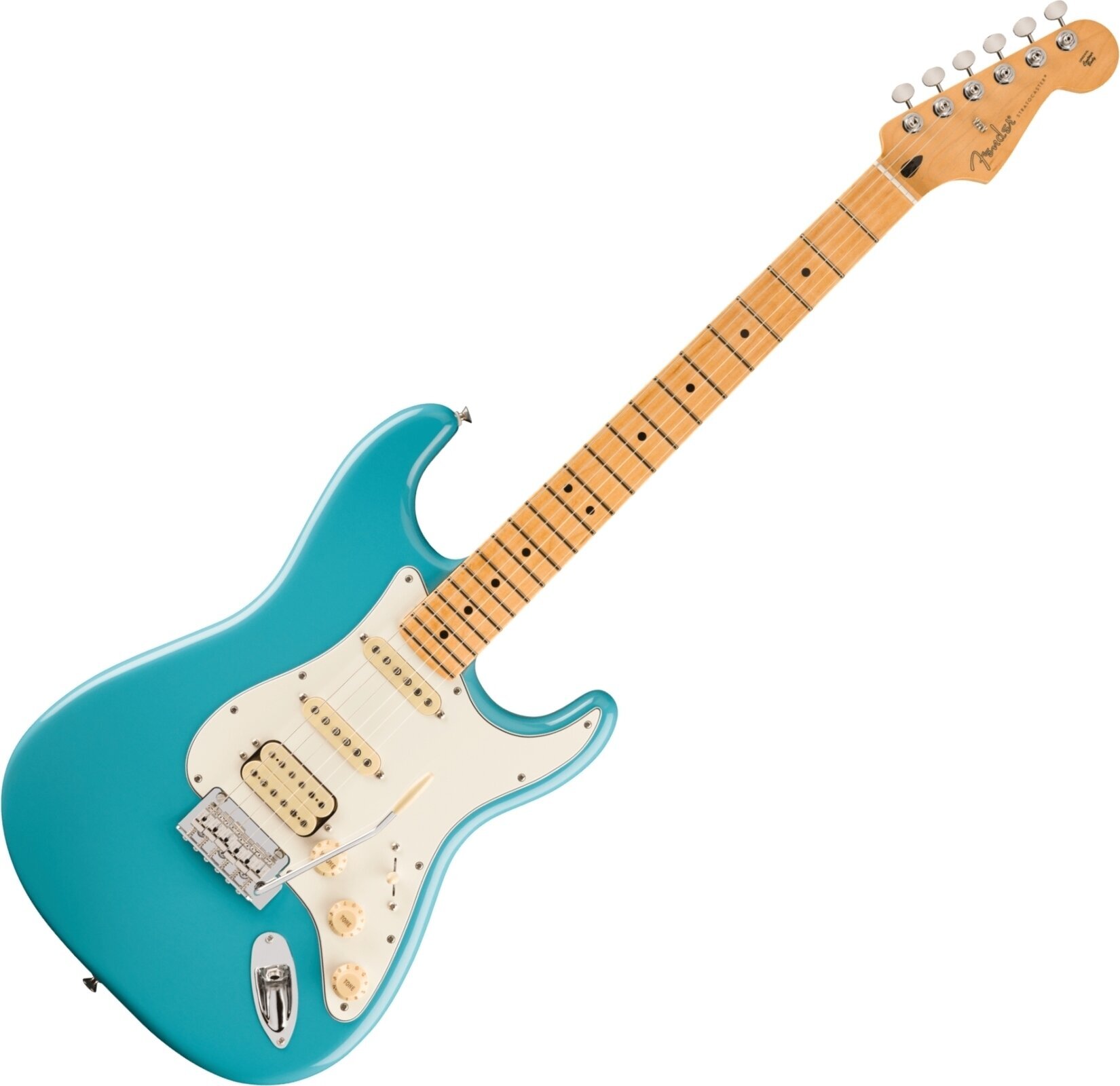 Electric guitar Fender Player II Series Stratocaster HSS MN Aquatone Blue Electric guitar