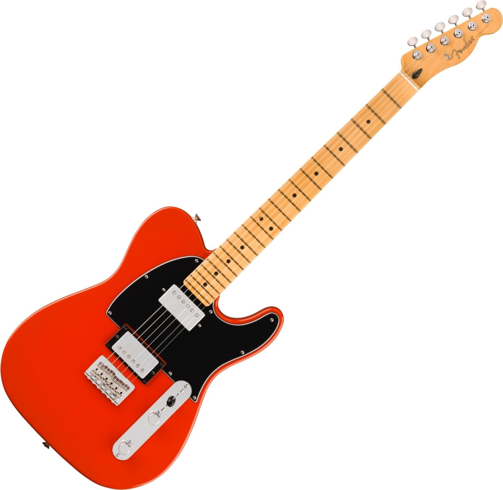 Electric guitar Fender Player II Series Telecaster HH MN MN Coral Red Electric guitar