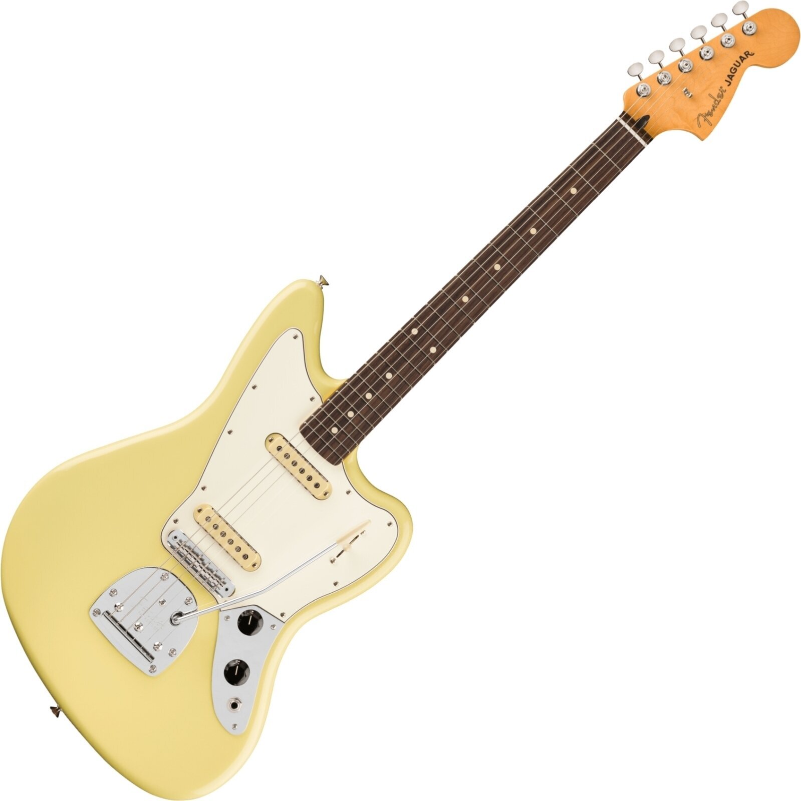 Електрическа китара Fender Player II Series Jaguar RW Hialeah Yellow Електрическа китара