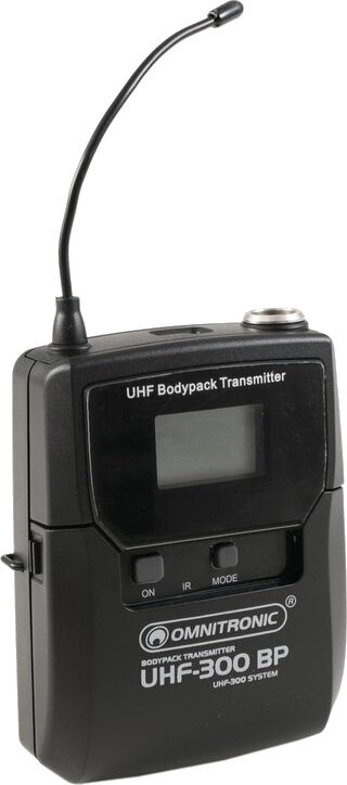 Vysílač Omnitronic UHF-300 Bodypack Vysílač