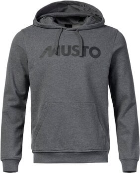 Πουλόβερ Musto Logo Hoodie Πουλόβερ Dark Grey L - 1