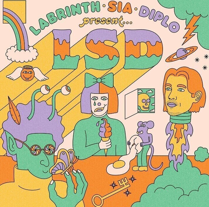 LP LSD - Sia, Diplo and Labrinth (Sea Glass Coloured) (Anniversary Edition) (Reissue) (LP)