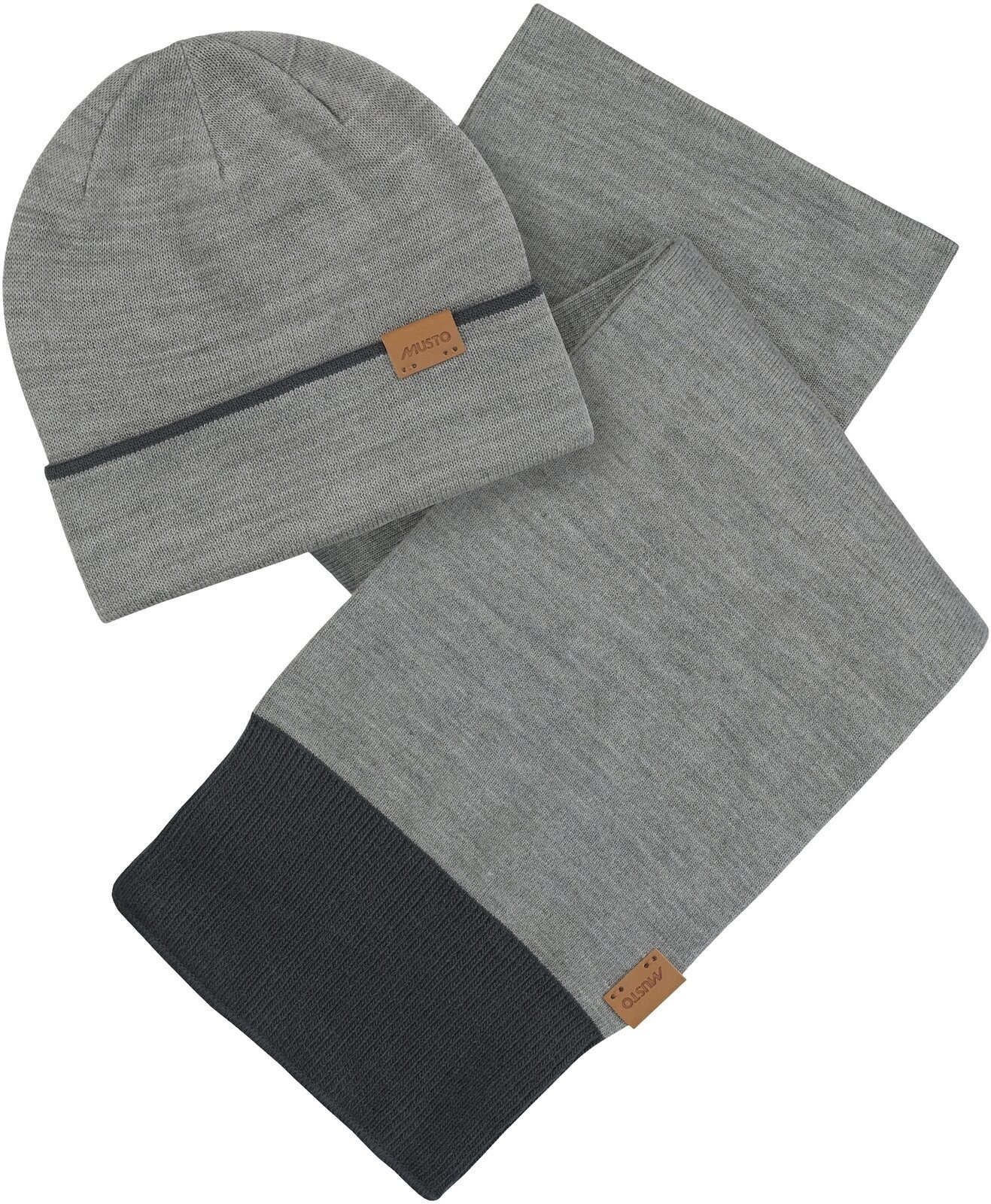 Căciulă Musto Tipped Beanie & Scarf Gri One Size Căciulă