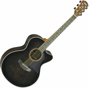 Jumbo elektro-akoestische gitaar Yamaha CPX1200II TBL Translucent Black - 1