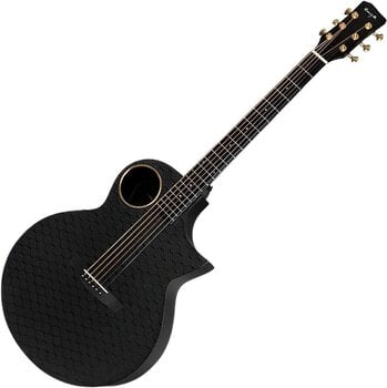 Jumbo z elektroniką Enya Music X4 Pro Acoustic Plis Black Jumbo z elektroniką - 1