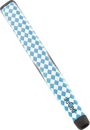 Grip Jucad Coloured Standard White/Blue Check Pattern Grip