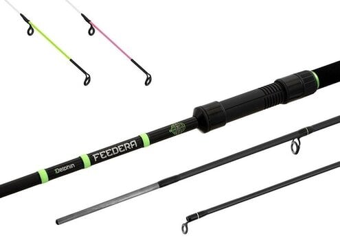 Caña de pescar Delphin FEEDERA Rod 3,0 m 100 g 3 parti - 1