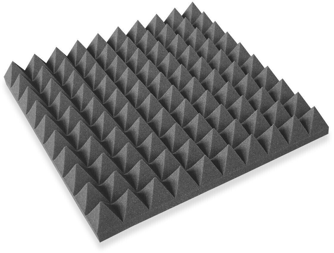 Panneau de mousse absorbant Mega Acoustic PA-PMP7 100x100x7 Dark Gray Panneau de mousse absorbant