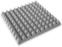 Absorberende skumpanel Mega Acoustic PA-PMP7 100x100x7 Light Grey Absorberende skumpanel