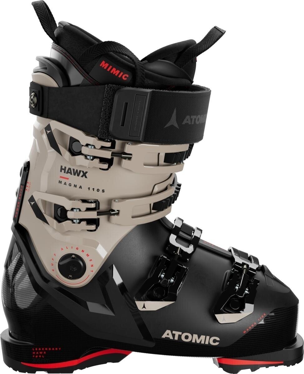 Chaussures de ski alpin Atomic Hawx Magna 110 S GW Black/Cement/Red 25/25,5 Chaussures de ski alpin