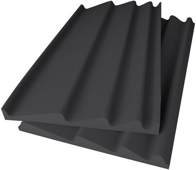 Chłonny panel piankowy Mega Acoustic WAVE Panel AB 120x60 Dark Gray Chłonny panel piankowy - 1