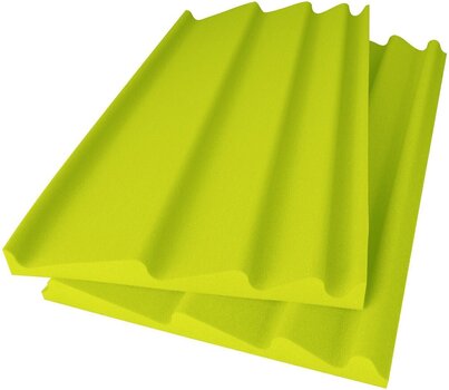 Panneau de mousse absorbant Mega Acoustic WAVE Panel AB 120x60 Green Panneau de mousse absorbant - 1