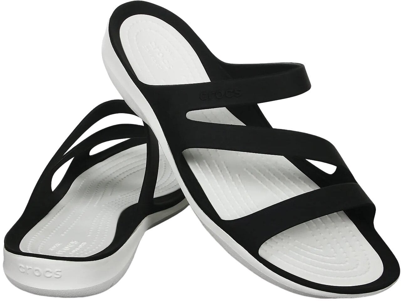 Crocs Women's Swiftwater Sandały Black/White 36-37
