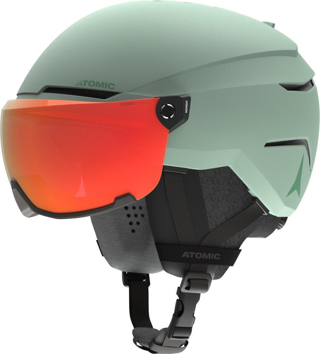 Skihelm Atomic Savor Visor Photo Pistazien L (59-63 cm) Skihelm