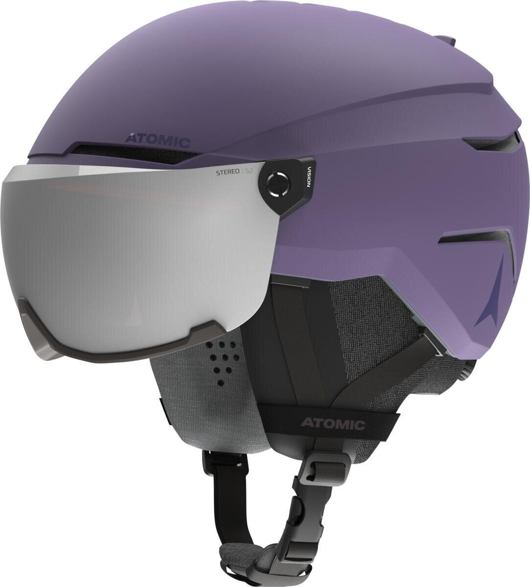 Smučarska čelada Atomic Savor Visor Stereo Purple M (55-59 cm) Smučarska čelada