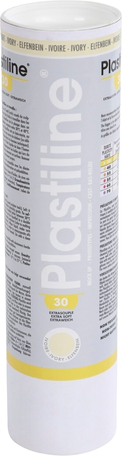 Professional Modelling Clay Plastiline Plasticine Hardness Professional Modelling Clay Ivory 1 kg