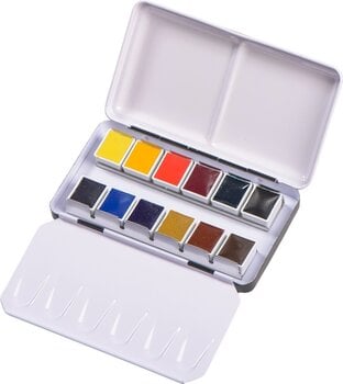 Watercolour Paint Blockx Watercolour Metal Box Watercolour Pan Mix 12 pcs - 1