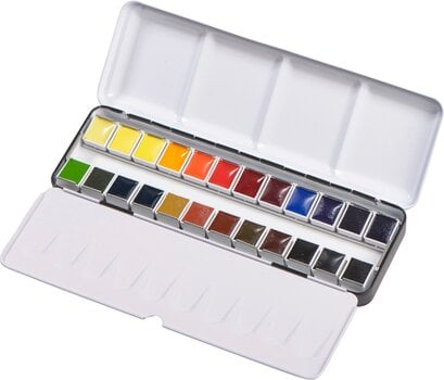 Acquarello Blockx Watercolour Metal Box Colore dell'acqua Mescolare 24 pezzi - 1