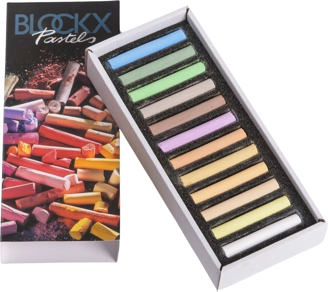 Μαλακό Παστέλ Blockx Case Light Pastels Σετ ξηρών παστέλ Φως 12 τεμ.