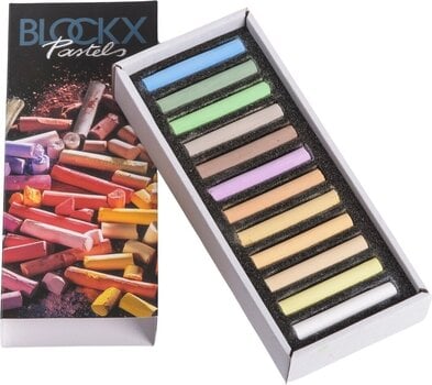 Soft Pastel Blockx Case Light Pastels Set of Soft Pastels Light 12 pcs - 1