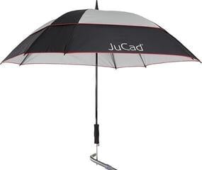 Deštníky Jucad Telescopic Windproof With Pin Deštníky Black/Silver/Red