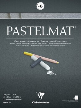 Μπλοκ Ζωγραφικής Clairefontaine Pastelmat Glued Pad N6 30 x 40 cm 360 g Μπλοκ Ζωγραφικής - 1