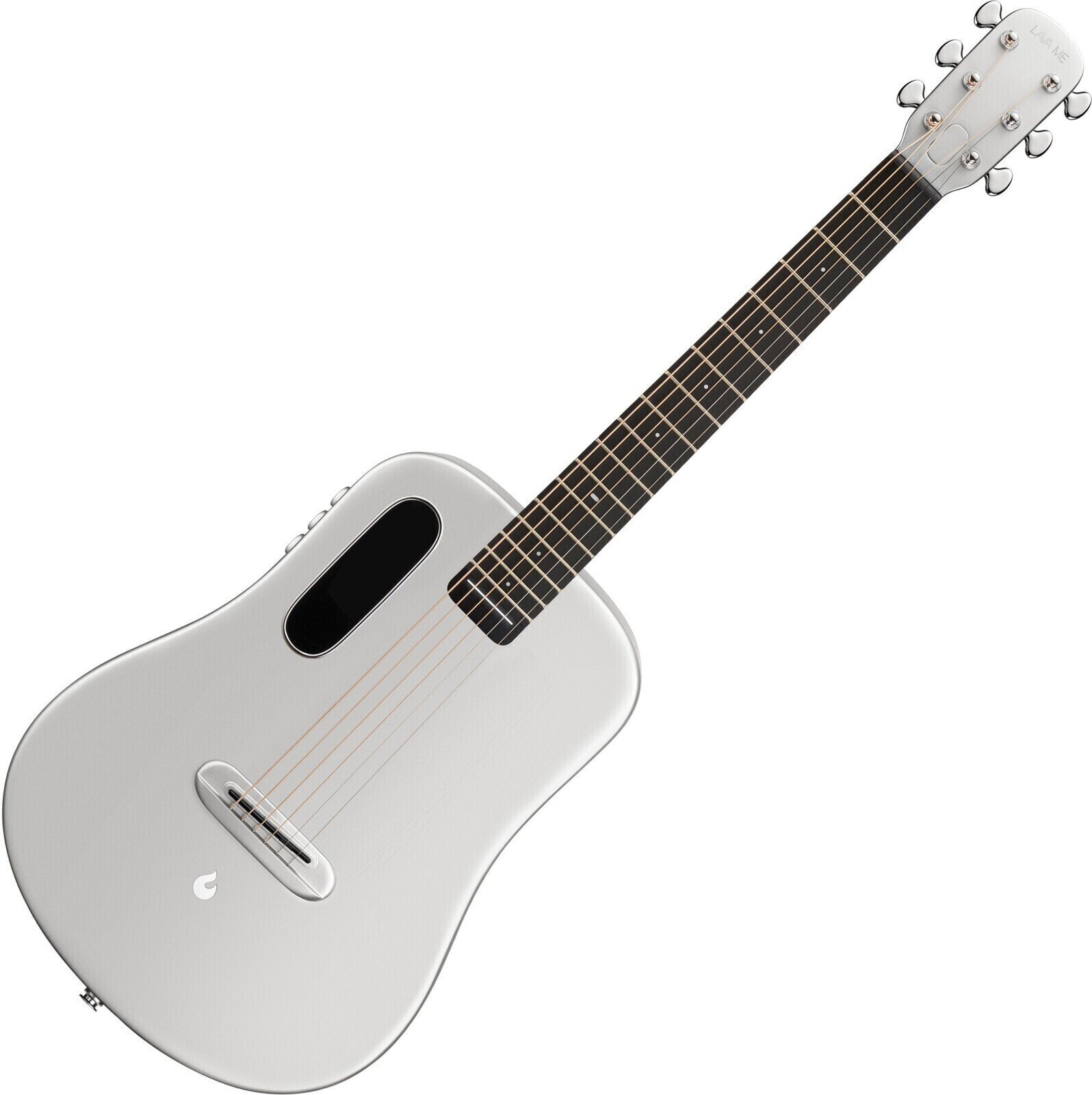 Chitarra Semiacustica Lava Music ME air Carbon Silver Chitarra Semiacustica