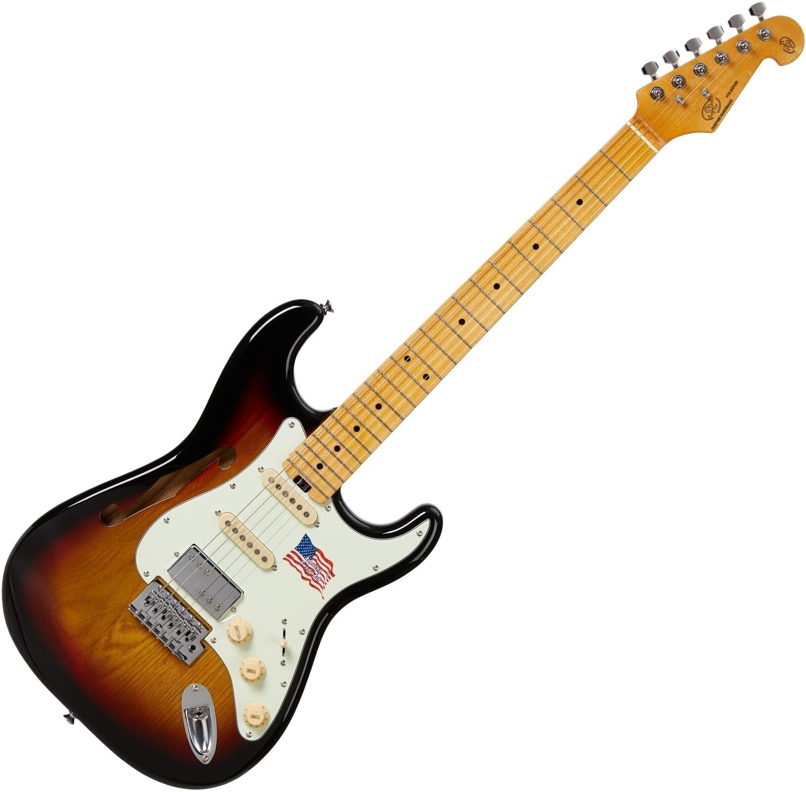 Chitarra Elettrica SX SEA1PH 3-Tone Sunburst Chitarra Elettrica