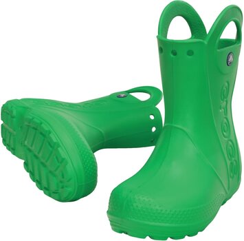 Jachtařská obuv Crocs Kids' Handle It Rain Holínky Grass Green 24-25 - 1
