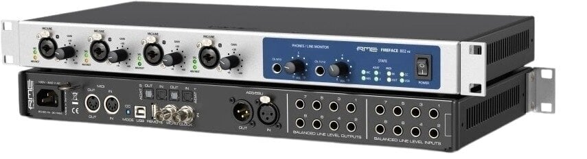 USB Audio interfész RME Fireface 802 FS USB Audio interfész