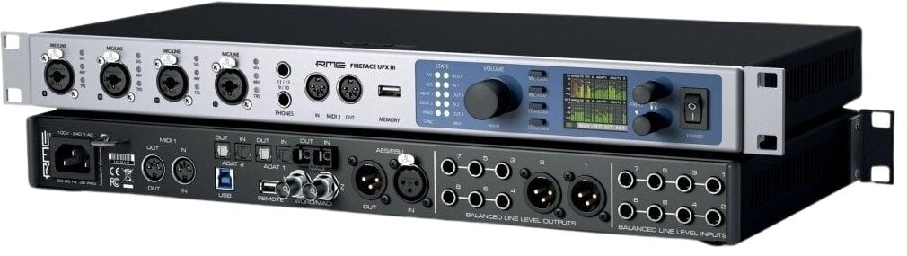 Interfaz de audio USB RME Fireface UFX III Interfaz de audio USB