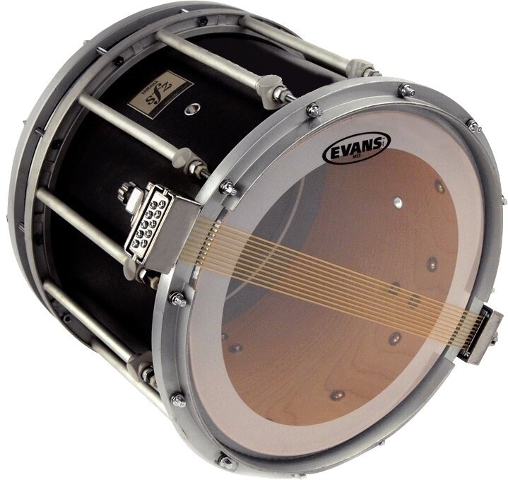 Marching Drum Head Evans SS14MS3C MS3 Marching Snare Side Clear 14" Marching Drum Head