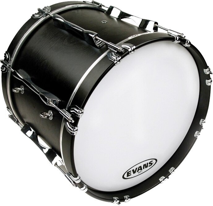 Fell für Marchingtrommel Evans BD26MS1W MX1 Marching Bass White 26" Fell für Marchingtrommel