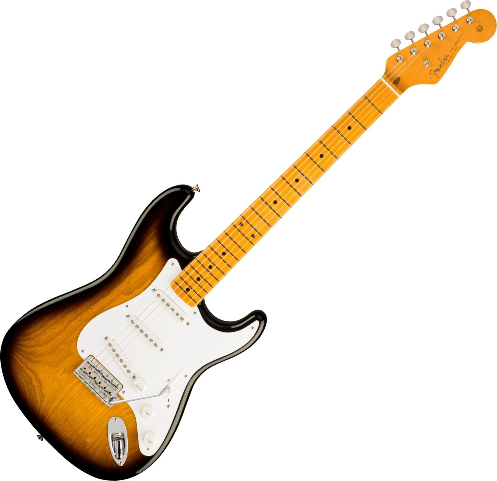 Elektrisk guitar Fender 70th Anniversary American Vintage II 1954 Stratocaster MN 2-Color Sunburst Elektrisk guitar