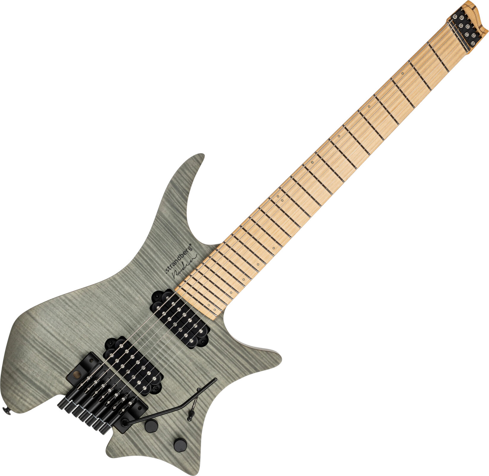 Guitarra sem cabeçalho Strandberg Boden Standard NX 7 Tremolo Charcoal Guitarra sem cabeçalho