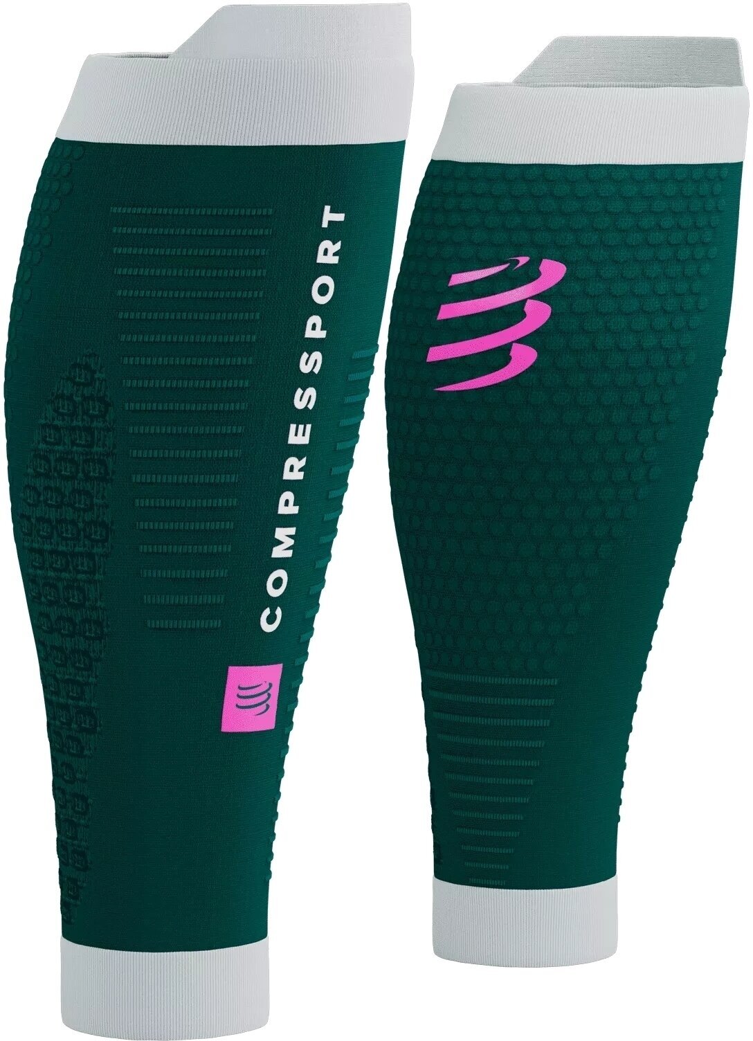 Copri polpacci per corridori Compressport R2 3.0 Storm/White T3 Copri polpacci per corridori